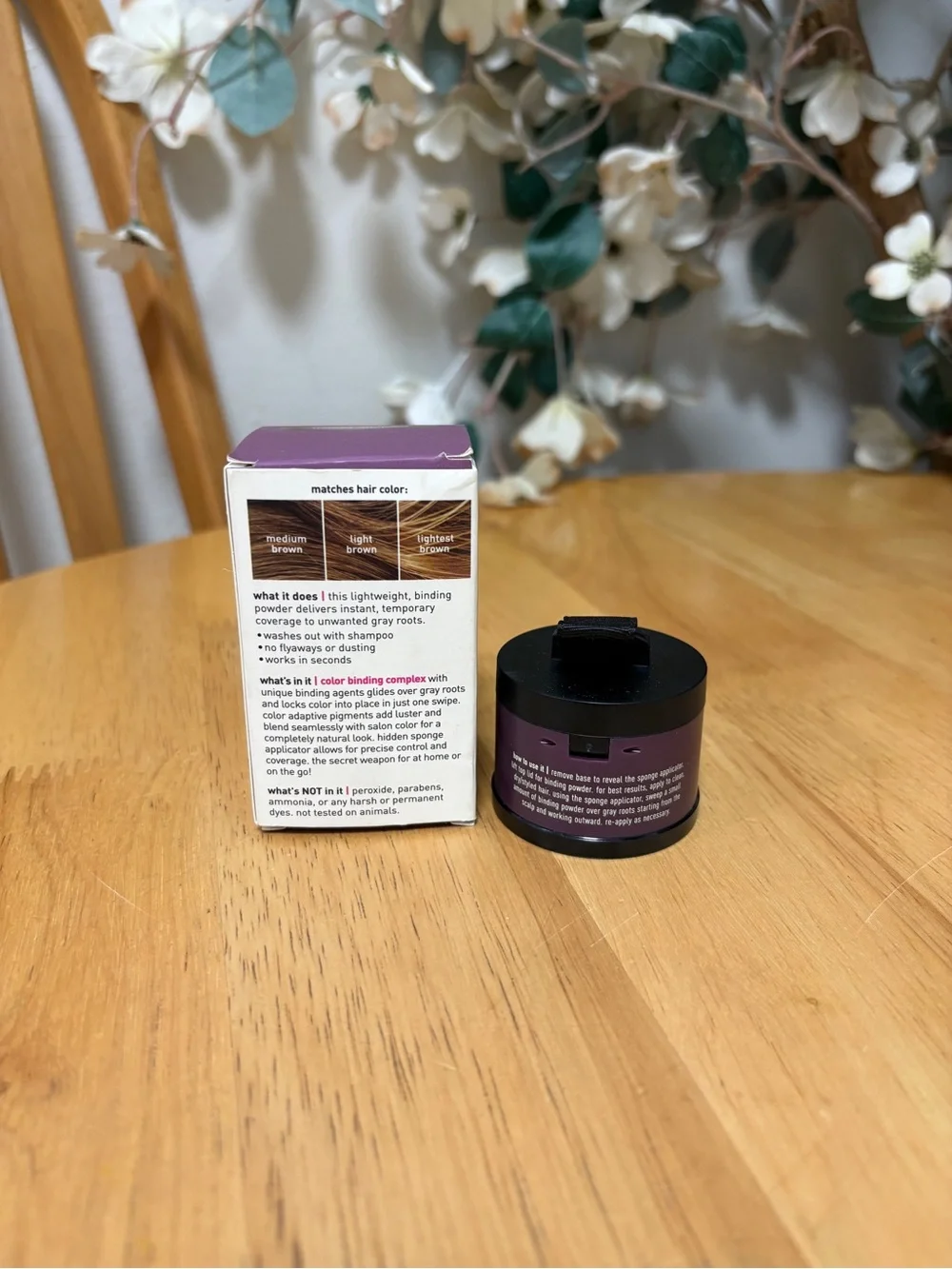 Style Edit Root Touch-Up, binding powder MEDIUM BROWN, full Sz 0.13oz, BNIB, New